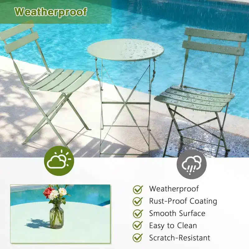 Karl Home 3-Piece Patio Dining Set