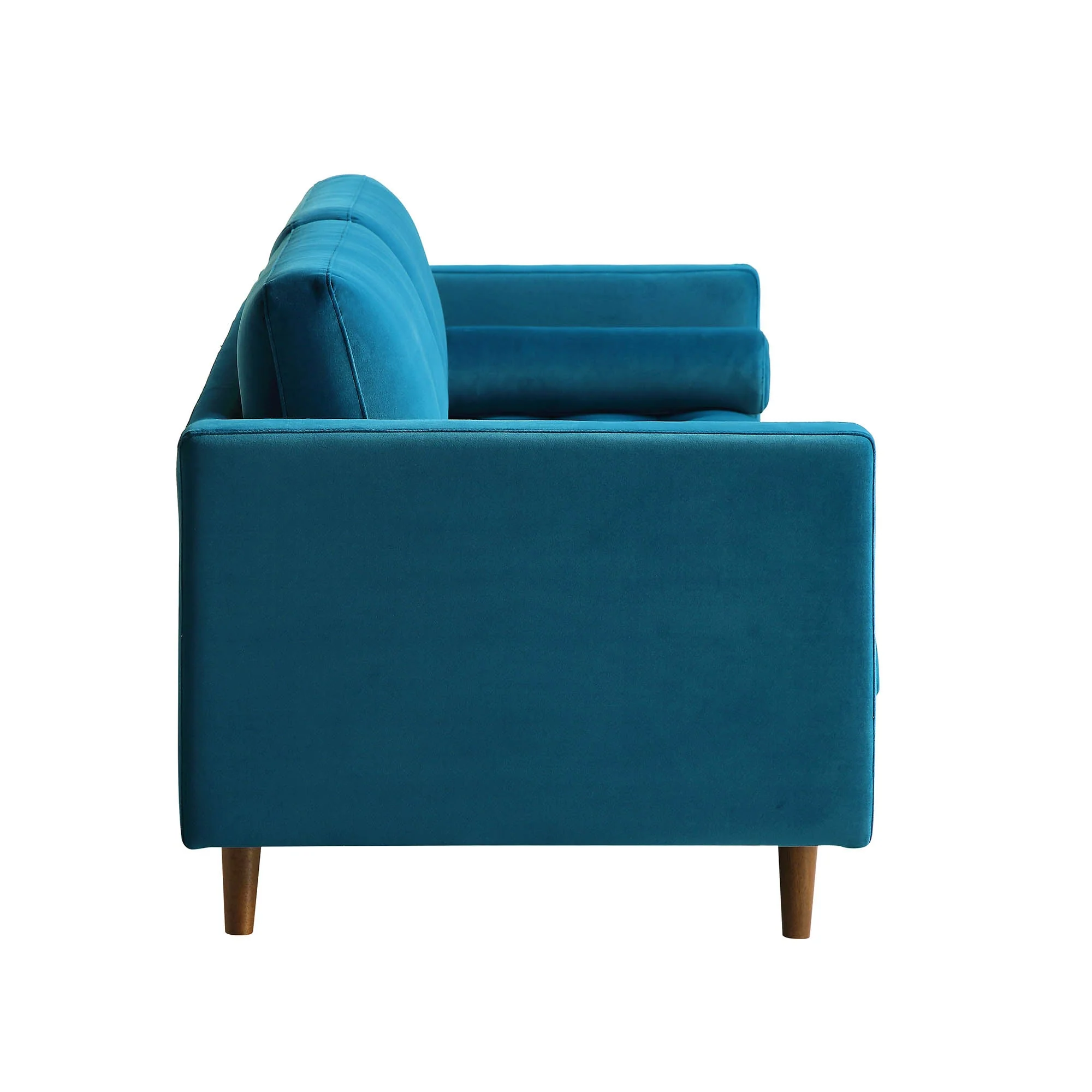 Large 3-Seater Sofa, Teal Velvet