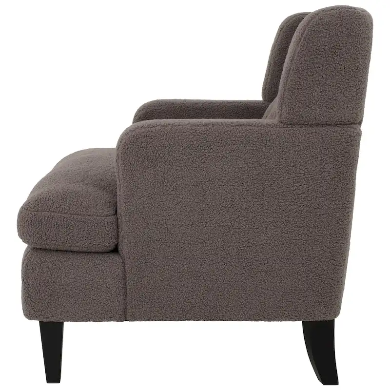 Modern Fabric Accent Chair with Cushion Back