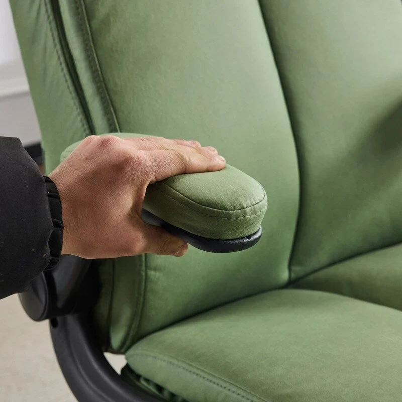 28W Mid-Back Swivel Office Chair Task Chair With Adjustable Arms - N/A