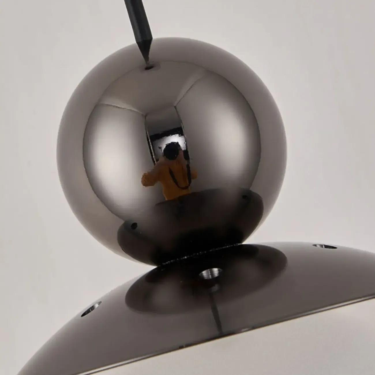 Modern Gold Glass 3-Light Adjustable Island Light