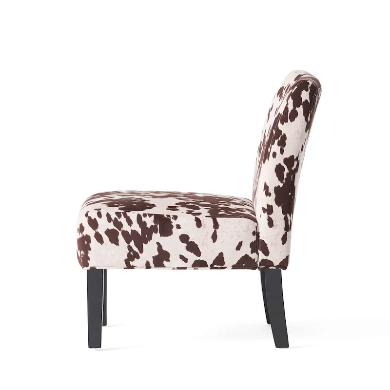 Modern fabric slipper chair
