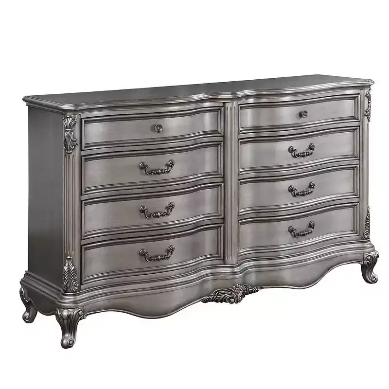 Acme Furniture Ariadne 8-Drawer Dresser Antique Platinum Finish