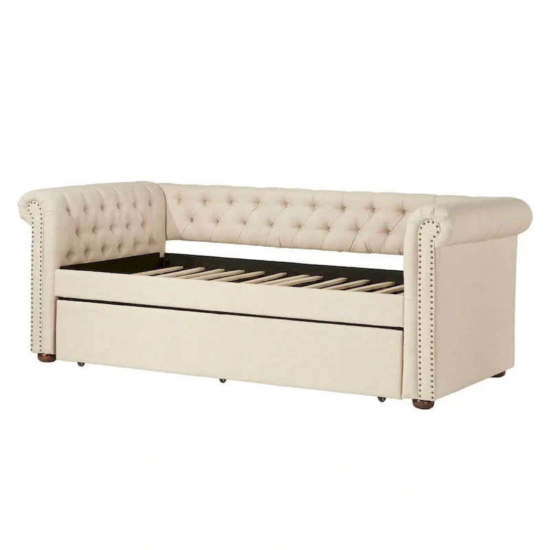 Chesterfield Daybed with Trundle