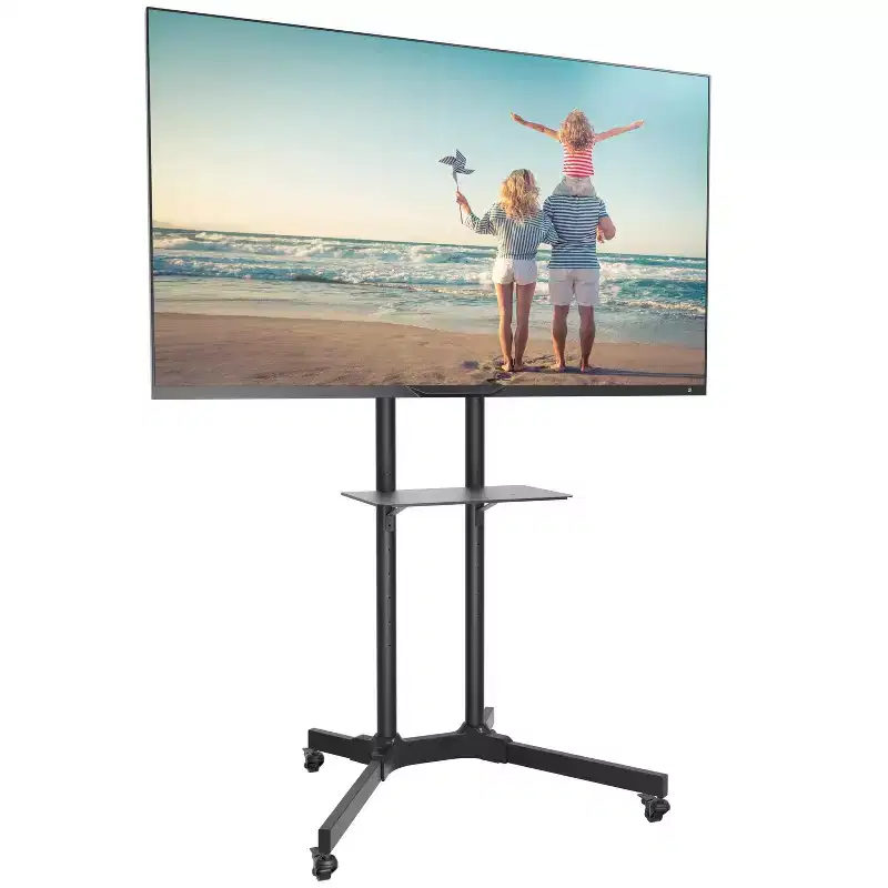 Promounts Mobile TV Cart with Tilt Mount for TVs 32 - 72 Up to 110 lbs