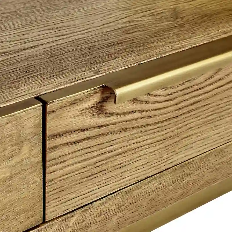 Classic Home Fallbook Four-Drawer Coffee Table in Brown