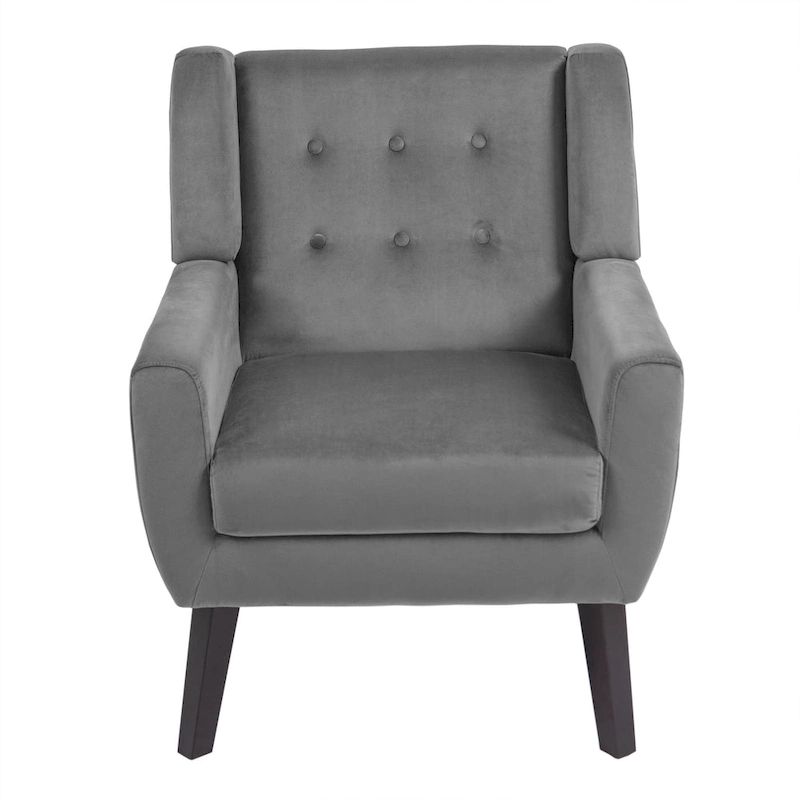 Set of 2 Velvet Living Room Accent Chair Upholstered Armchair