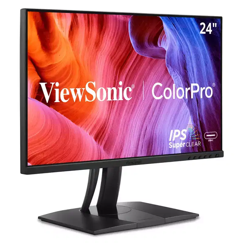 ViewSonic VP2456A 24 1080p IPS Monitor, 100% sRGB Rec 709, Pantone Validated