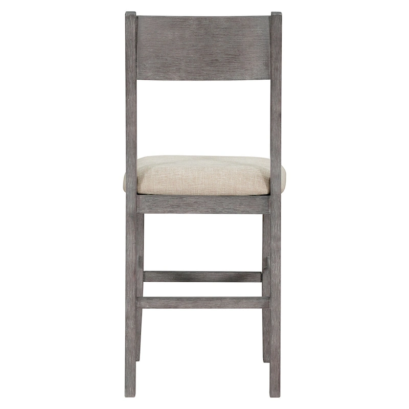 5 Pcs Counter Height Dining Table Set, Solid Wood Kitchen Dining Table Set with Rectangular Dining Table and 4 Dining Chairs