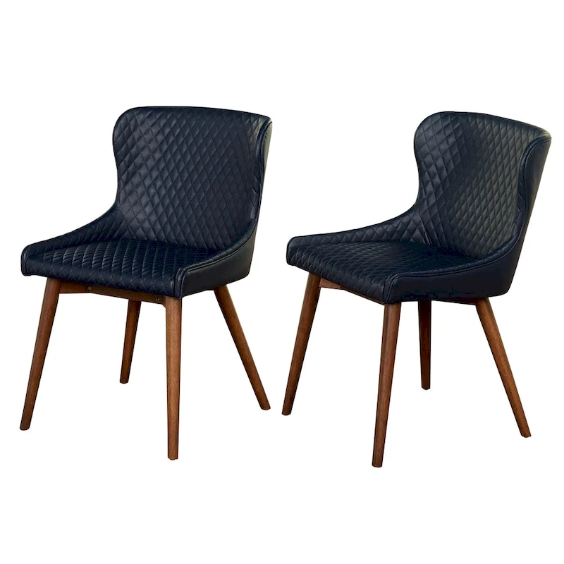 Simple Living Seguro Upholstered Mid-century Dining Chairs (Set of 2)