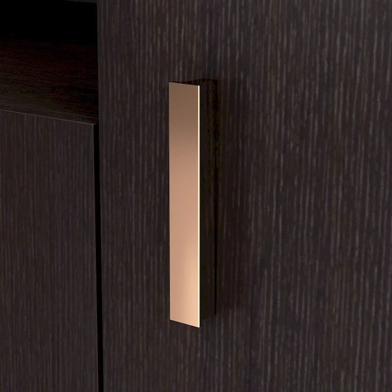 DH BASIC Modern 32-inch 20-Pair Shoe Cabinet with Adjustable Shelf and Metal Handle