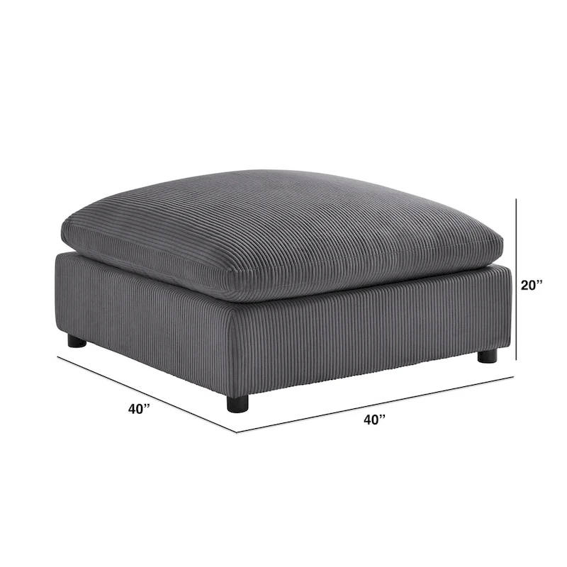 Cambrai 40 in. Square Ottoman by Greyson Living