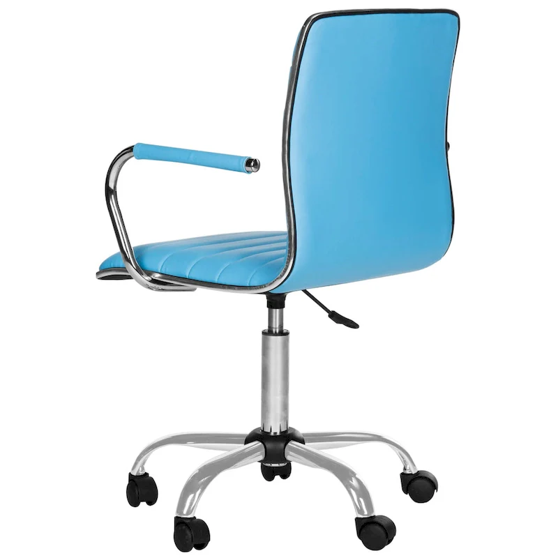 SAFAVIEH Kendra White Adjustable Height Office Desk Chair - 22.4  x 19.9  x 35.9  - 22.4  x 19.9  x 35.9  - 22Wx23Dx40H
