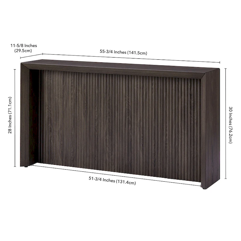 Piedmont 56 Wide Rectangular Console Table - 55.75 Wide