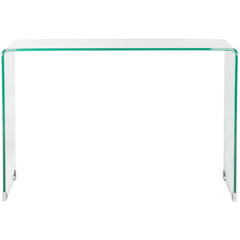 SAFAVIEH Jerri Clear Console Table - 43.3 x 13.8 x 29.5 - 43Wx14Dx30H