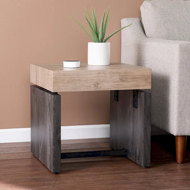 Two-tone side table