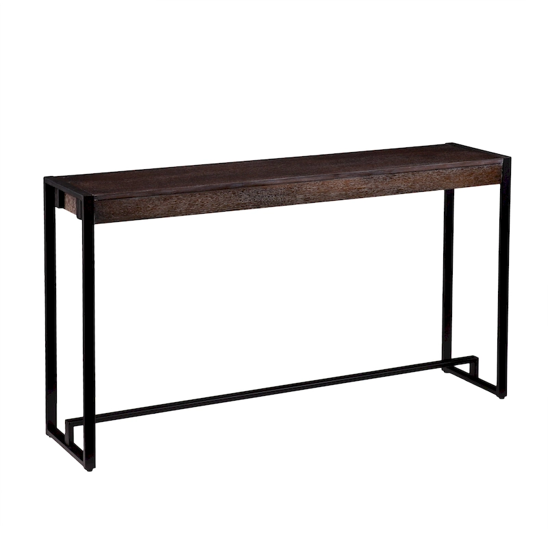 SEI Furniture Macen Modern Narrow Industrial Console Table