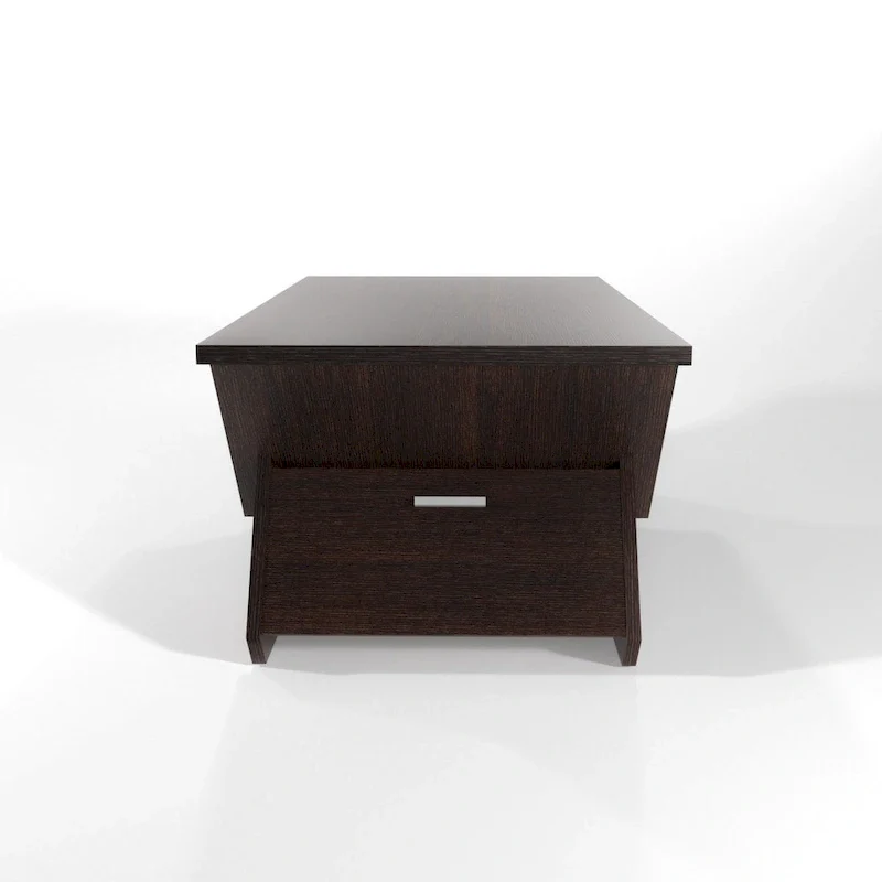 Espresso 47-inch 4-Shelf Coffee Table