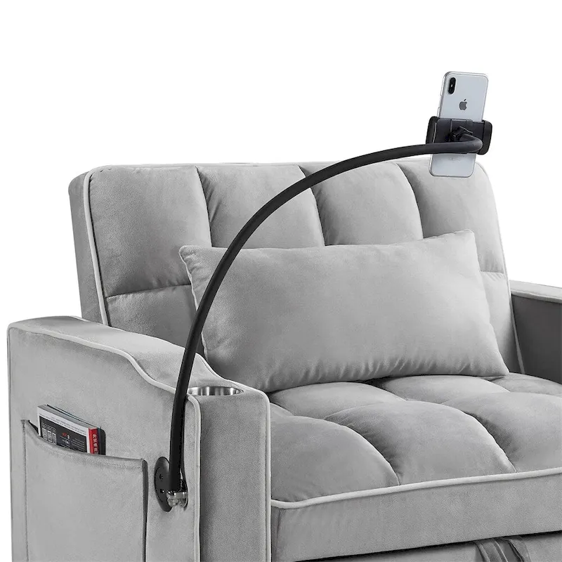 Convertible Sleeper Chair Sofa Bed Adjustable Pull Out Sleeper Chair