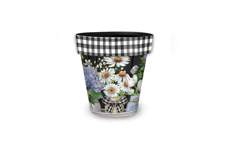 Briarwood Lane Summer Planter 8.5 x 8.5 x 8.5 Crated Mason Jars Small For Summer Planter