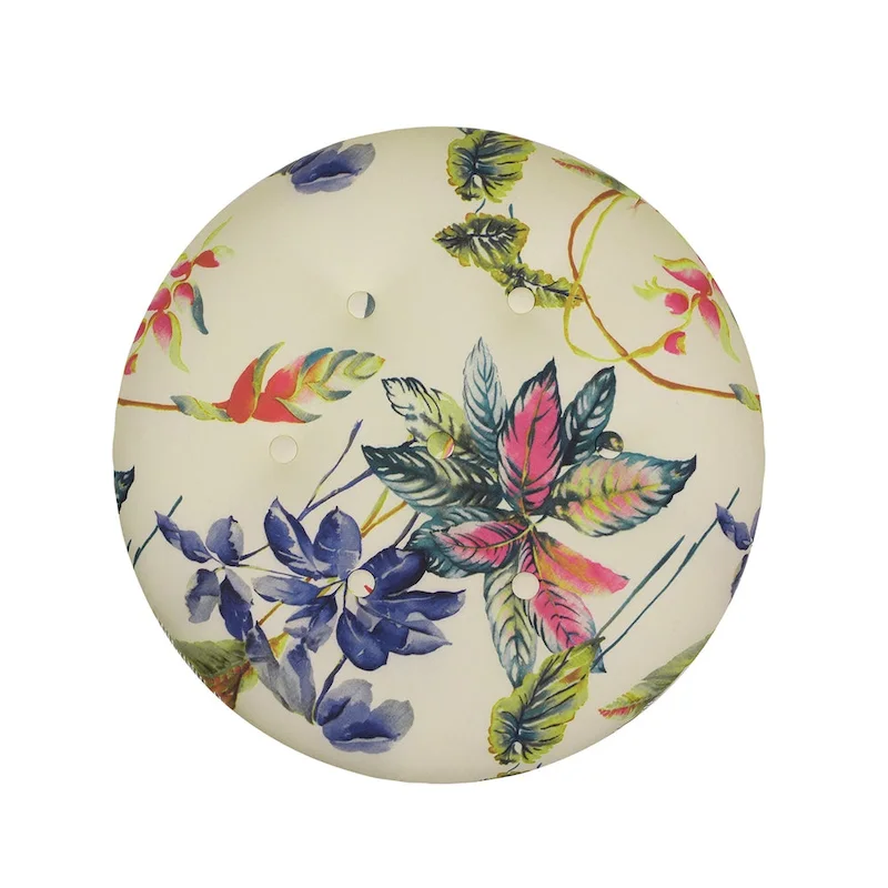 Yolanda 24 Upholstered Round Accent Ottoman