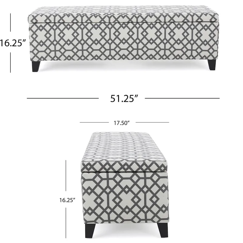 Modern Transitional Upholstered Dining Bench — Dark Brown Oak & Rubberwood, Foam Padded