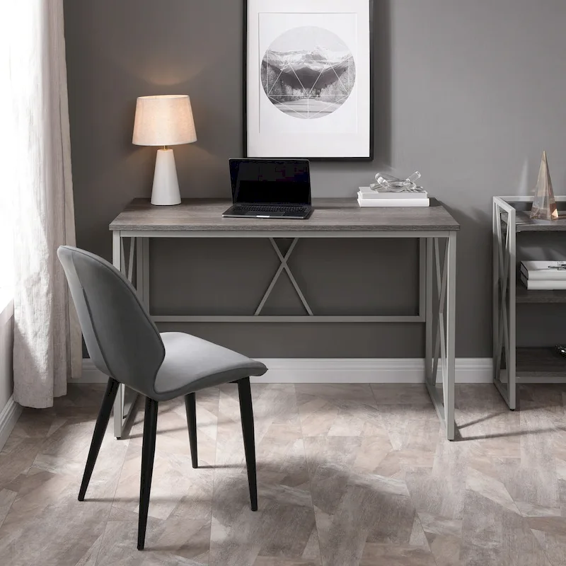 Collapsible Slatted Mission Writing Computer Desk