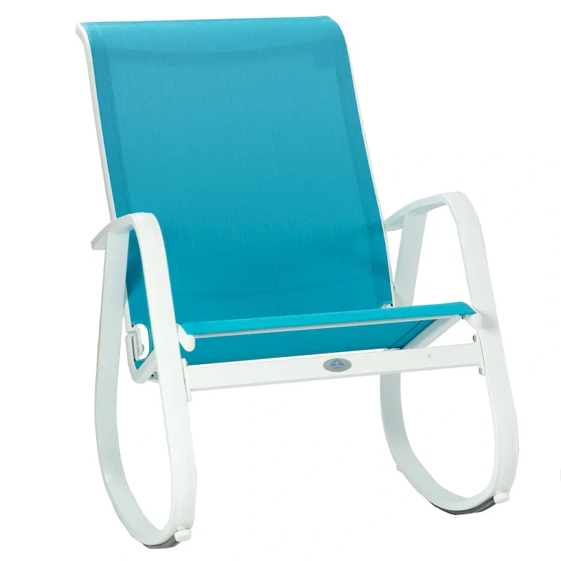 Outdoor Contemporary Patio Rocking Sling Chair