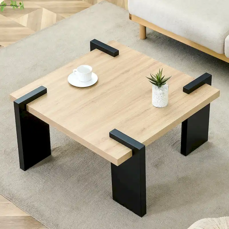 Modern MDF Coffee Table Durable Stylish Living Room Furniture
