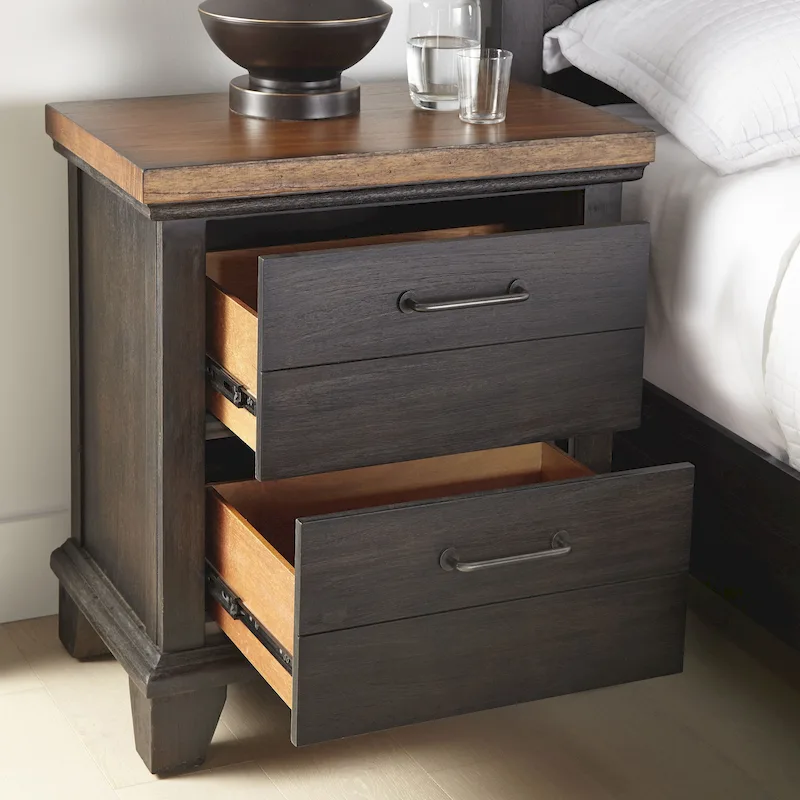 Steve Silver Overlook Two-tone 2-drawer Nightstand