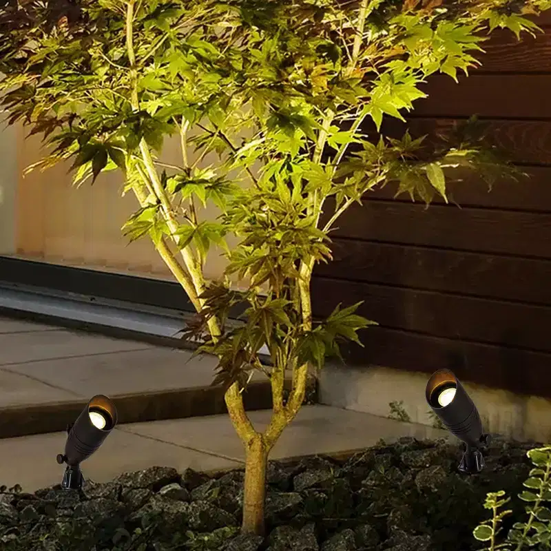 C Cattleya 12V Dark Bronze Directional Uplight Outdoor Landscape Spot Light (4-pack)