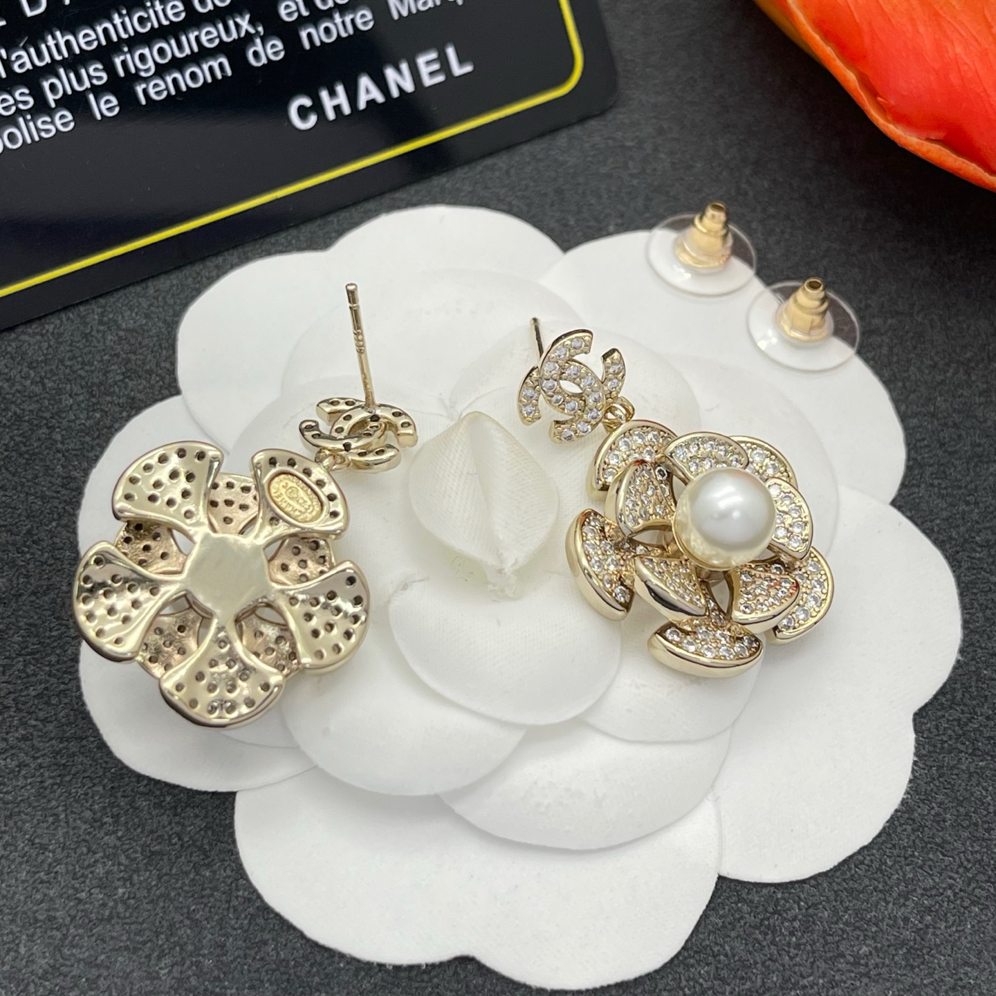 CCE721 Chanel drop earrings - ccjewelryacc