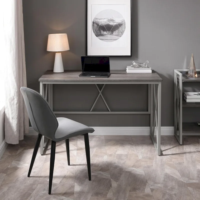 Collapsible Slatted Mission Writing Computer Desk