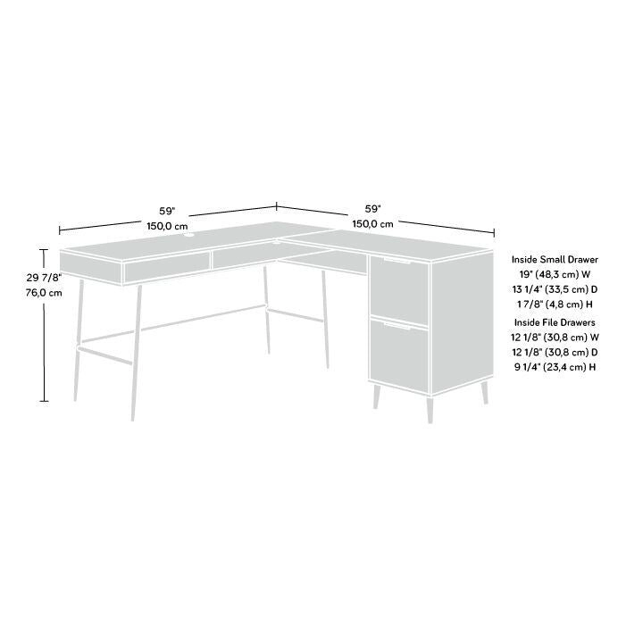 Ambleside L-Desk Sw