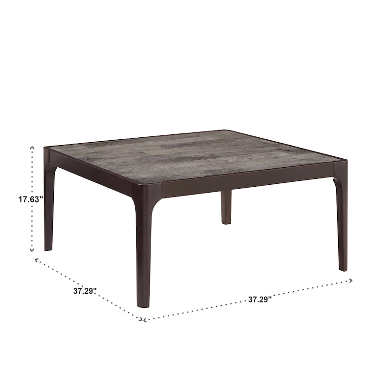 Ludvika Faux Marble Top Table by iNSPIRE Q Modern