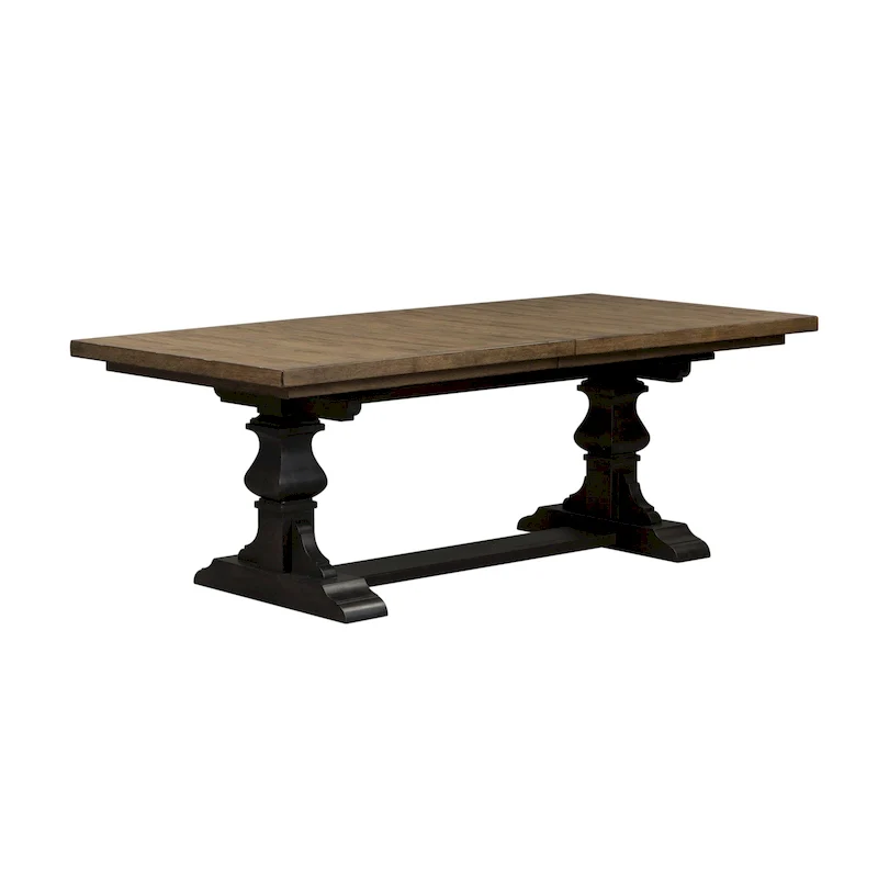 Harvest Home Chalkboard Trestle Table
