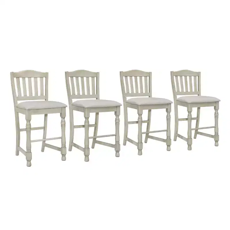 Home Design 5pc Ashley Dining Set Antique Gray