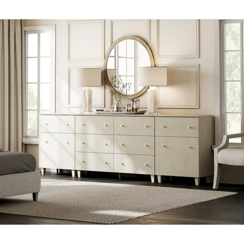 3-in-1 Dresser Chests with 8 Drawers and 2 Doors for Bedroom
