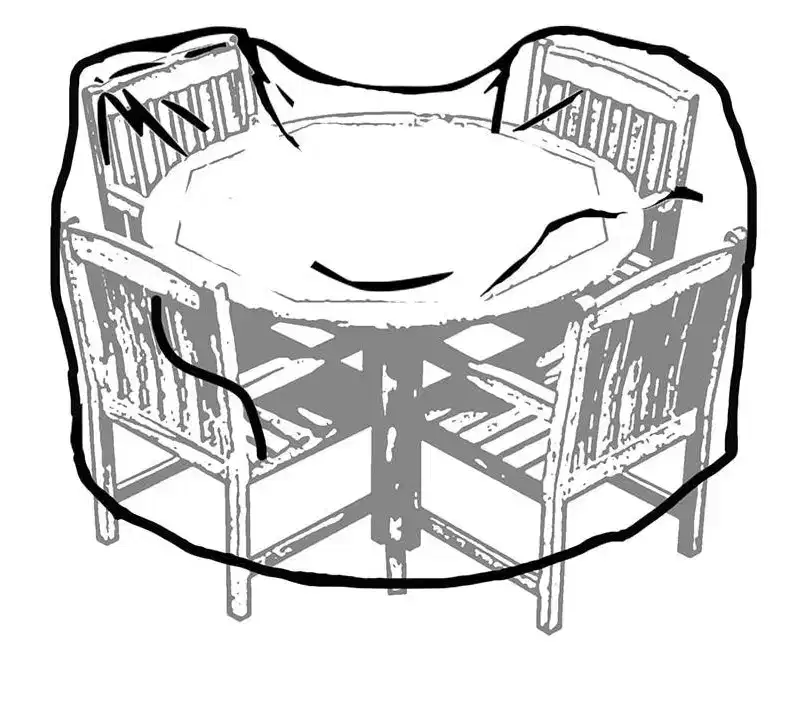 The Lakeside Collection All-Season Patio Furniture Covers -