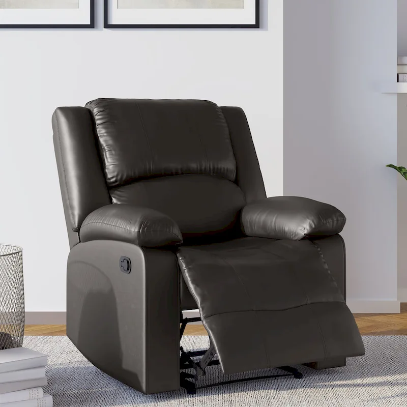 Relax A Lounger  Faux Leather Manual Recliner