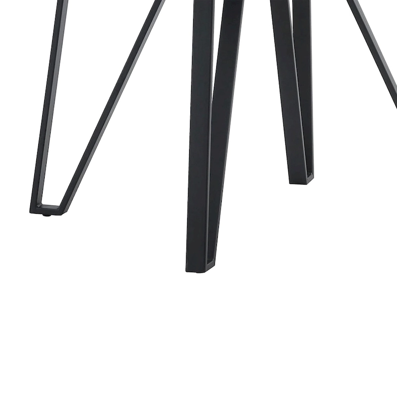 Netia 3-Piece Counter-Height Bar Set with Boucle Upholstered Chairs and Metal Table Base by Christopher Knight Home