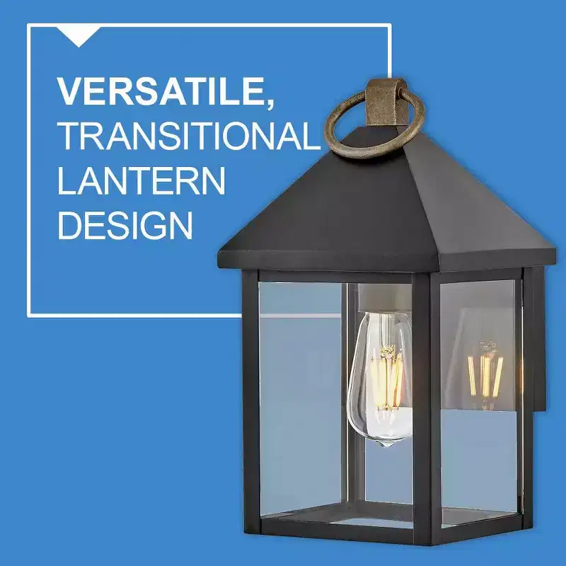 Lark Rhett 1 - Light Wall Light in Black