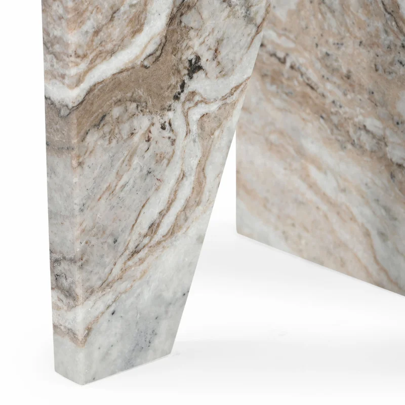 SAFAVIEH Couture Devlin Marble Drink Table - 12Wx12Dx20H