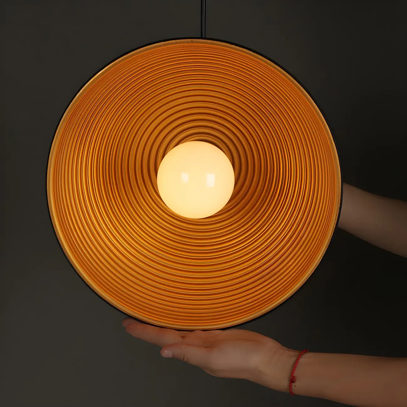 Industrial Rustic Black Metal Dome Kitchen Pendant Light