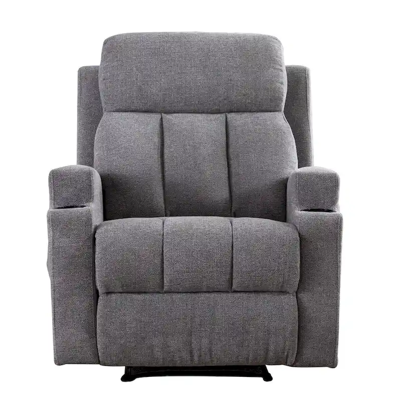 Ebello Massage Recliner Chair with Heat and Vibration Manual Sofa