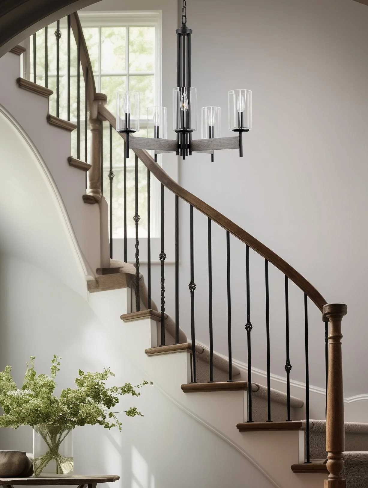 Winston 26 5-Light Modern Farmhouse Dining Room Chandelier