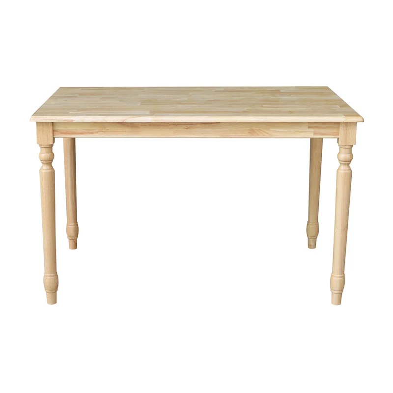 International Concepts Natural Finish Solid Wood Dining Table