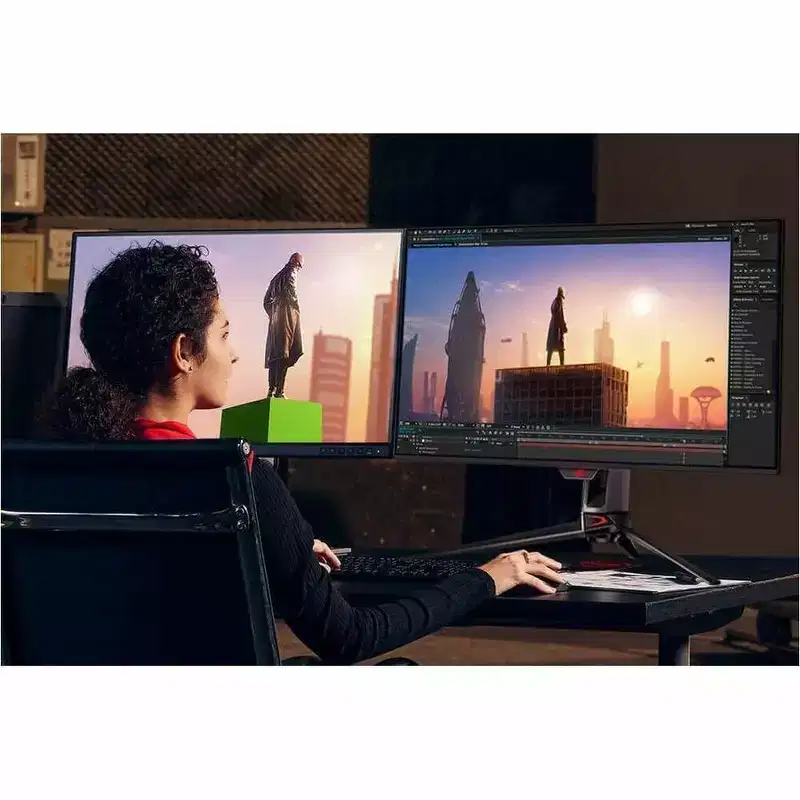 Asus ROG Swift PG27UCDM 27 Class 4K UHD Gaming OLED Monitor - 16:9 - Black - 26.5 Viewable - Quantum Dot OLED - 3840 x 2160