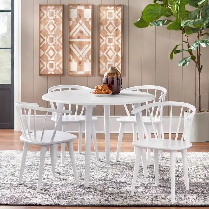 Solid Wood Spindle Dining Chairs