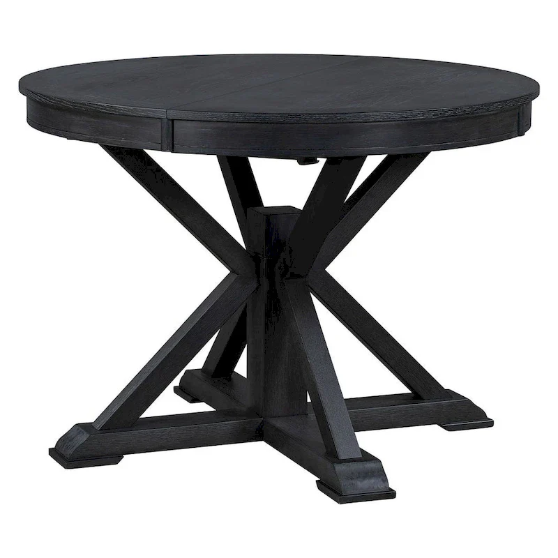 5-Piece Dining Set with Extandable Round Table